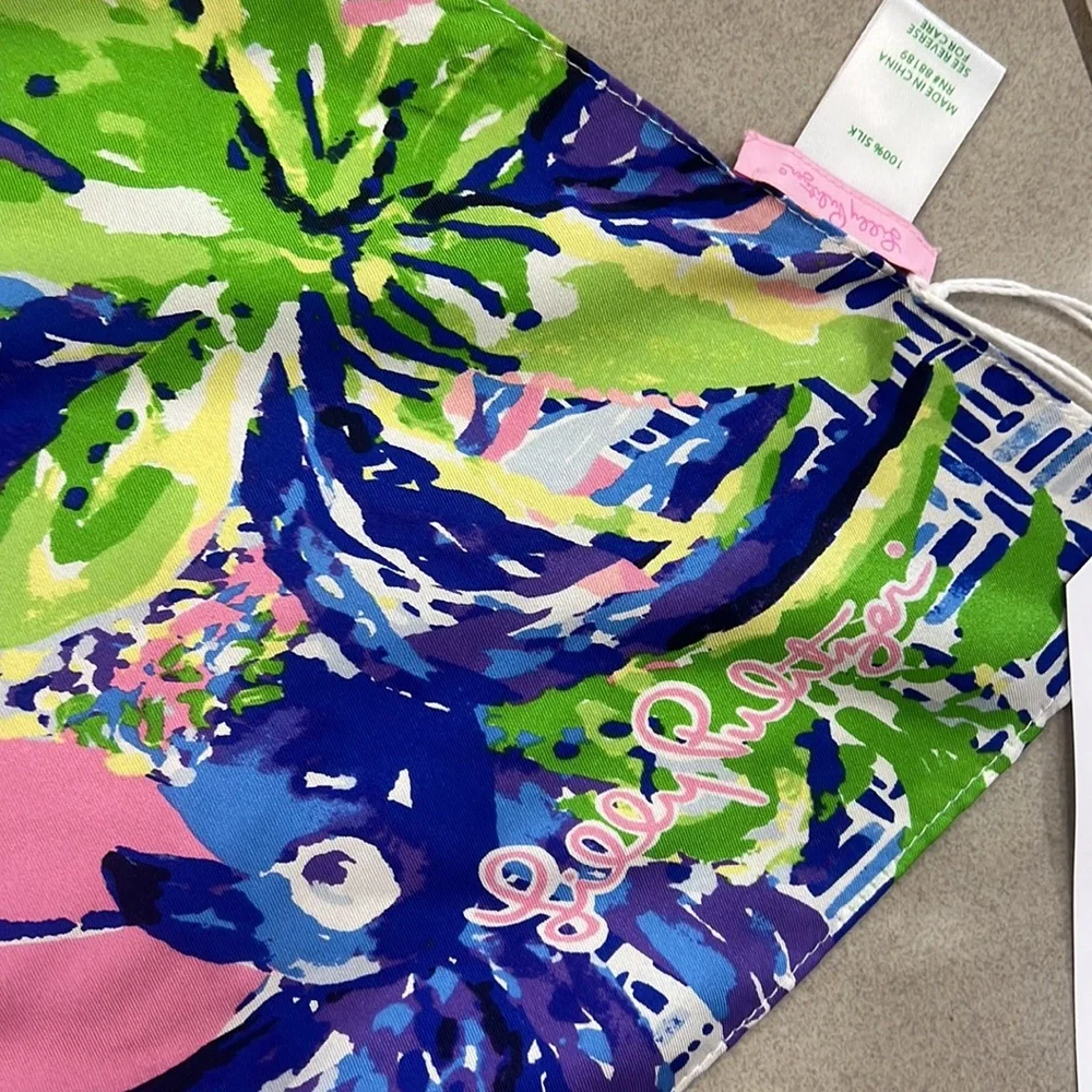 Lilly pulitzer scarf 100% silk